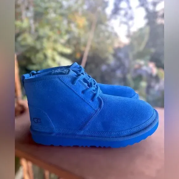 🔥🔥UGG NEUMEL SUEDE SHEARLING LINED CHUKKA ANKLE BOOTS MEN YOUTH 5 WOMEN7
